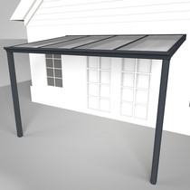 Westwood | Aluminium Terrasoverkapping Calisto 406x250 | Antraciet